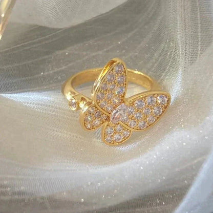 [OAK JURI]BUTTERFLY DIAMOND RING