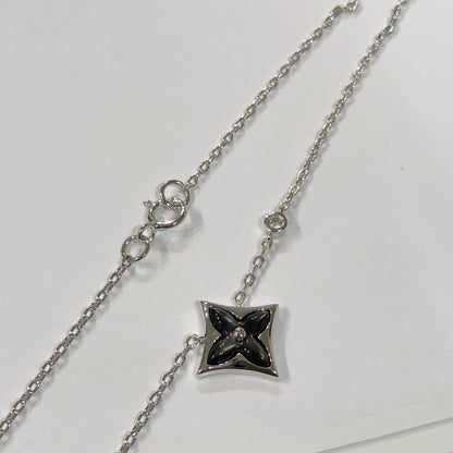 [OAK JURI]STAR BLACK MOP NECKLACE