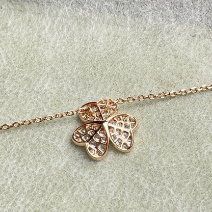 [OAK JURI]FLOWER DIAMOND NECKLACE