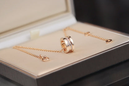 [OAK JURI]ZERO 1 PINK GOLD DIAMOND NECKLACE