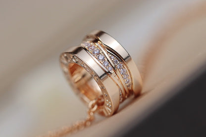 [OAK JURI]ZERO 1 PINK GOLD DIAMOND NECKLACE