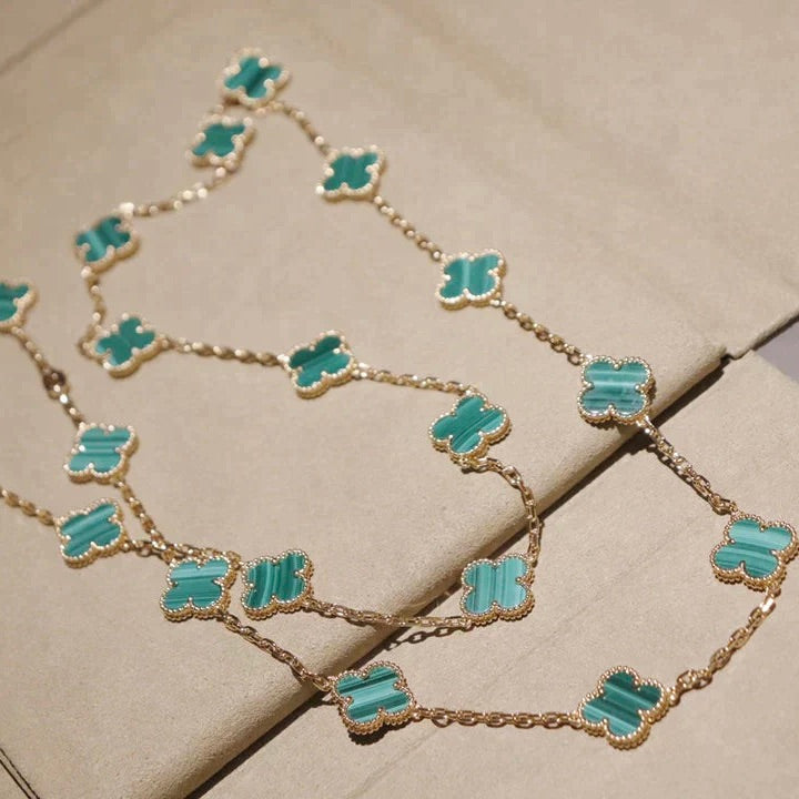 [OAK JURI]CLOVER 20 MOTIFS MALACHITE GOLD