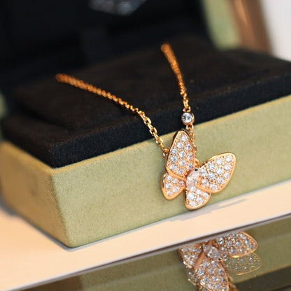 [OAK JURI]BUTTERFLY DIAMOND NECKLACE