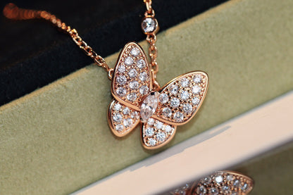 [OAK JURI]BUTTERFLY DIAMOND NECKLACE