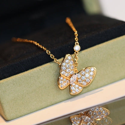 [OAK JURI]BUTTERFLY DIAMOND NECKLACE