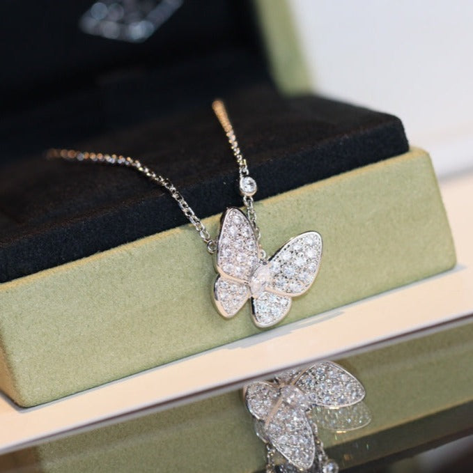 [OAK JURI]BUTTERFLY DIAMOND NECKLACE