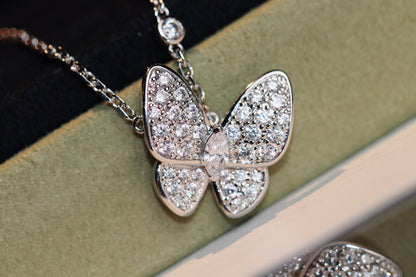 [OAK JURI]BUTTERFLY DIAMOND NECKLACE