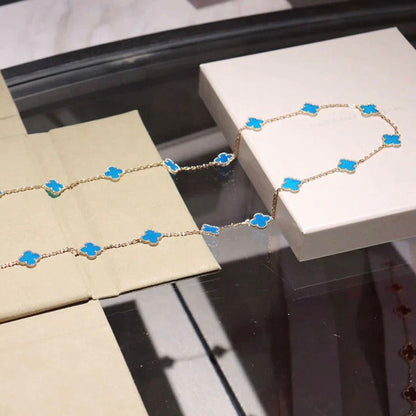 [OAK JURI]CLOVER 20 MOTIFS TURQUOISE GOLD