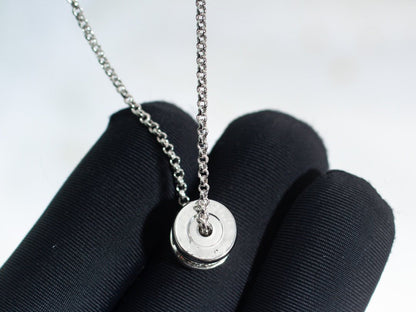 [OAK JURI]ZERO 1 SILVER DIAMOND NECKLACE