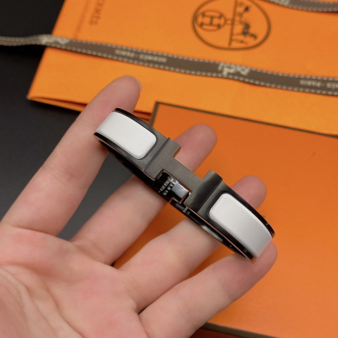 [OAK JURI]H BRACELET 12MM BLACK WHITE CERAMIC