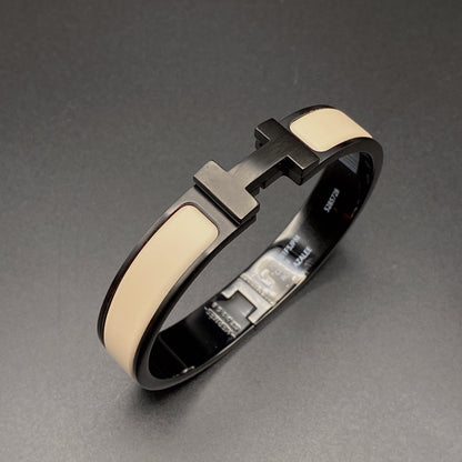 [OAK JURI]H BRACELET 12MM BLACK BEIGE CERAMIC