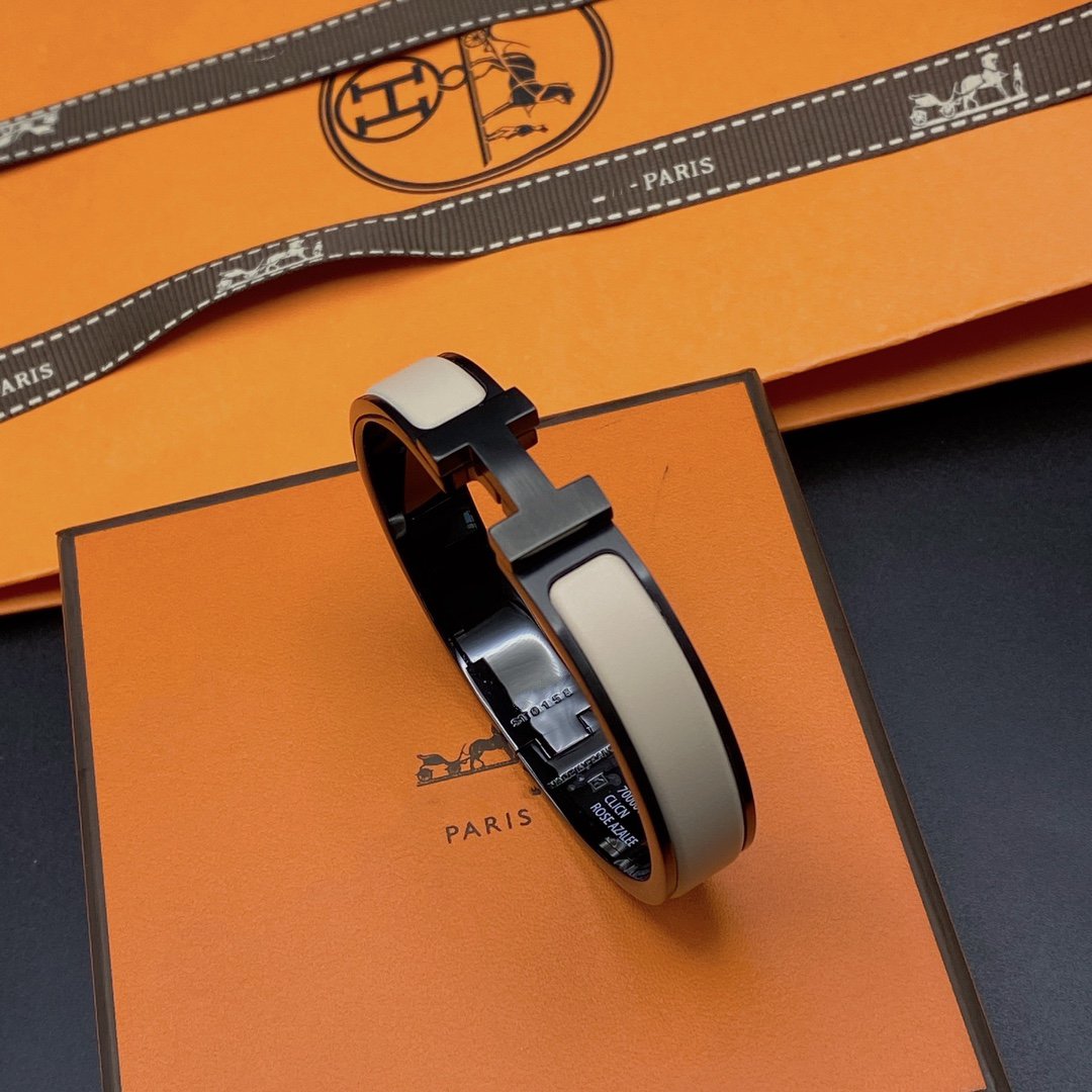 [OAK JURI]H BRACELET 12MM BLACK BEIGE CERAMIC