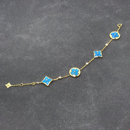 [OAK JURI]STAR AND SUN TURQUOISE 4 MOTIFS 3 DIAMONDS