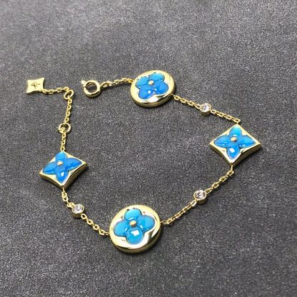 [OAK JURI]STAR AND SUN TURQUOISE 4 MOTIFS 3 DIAMONDS
