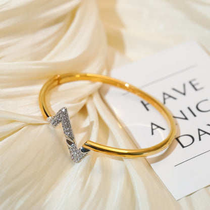 [OAK JURI]VOLTE UPSITE DOWN GOLD DIAMOND BRACELET