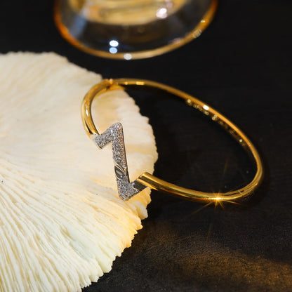 [OAK JURI]VOLTE UPSITE DOWN GOLD DIAMOND BRACELET