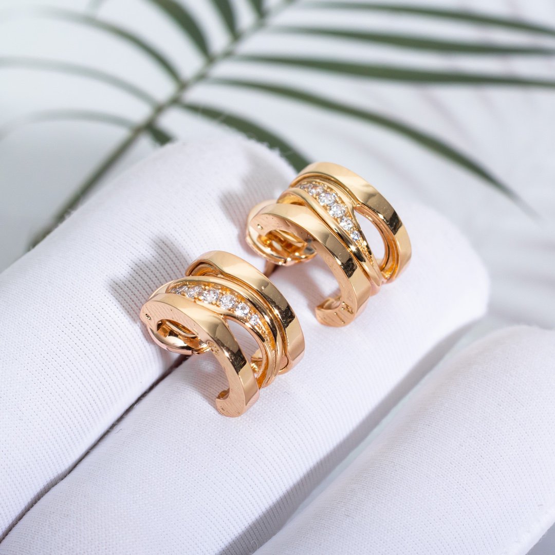 [OAK JURI]ZERO 1 PINK GOLD DIAMONDS EARRINGS