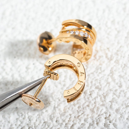 [OAK JURI]ZERO 1 PINK GOLD DIAMONDS EARRINGS