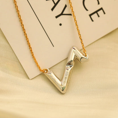 [OAK JURI]VOLT SILVER DIAMOND PEDANT NECKLACE