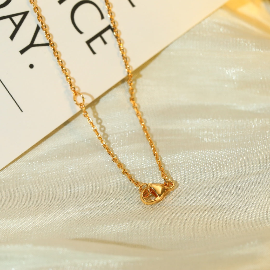 [OAK JURI]VOLT SILVER DIAMOND PEDANT NECKLACE