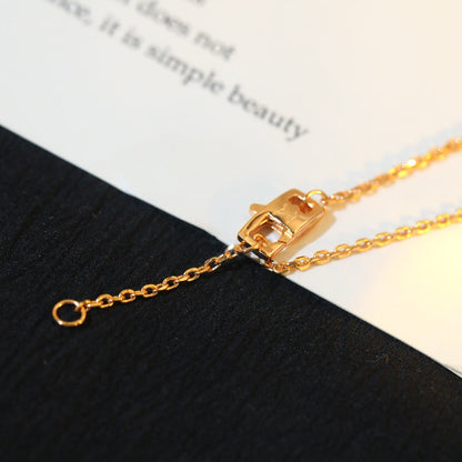 [OAK JURI]STAR AND SUN DIAMOND PINK GOLD NECKLACE