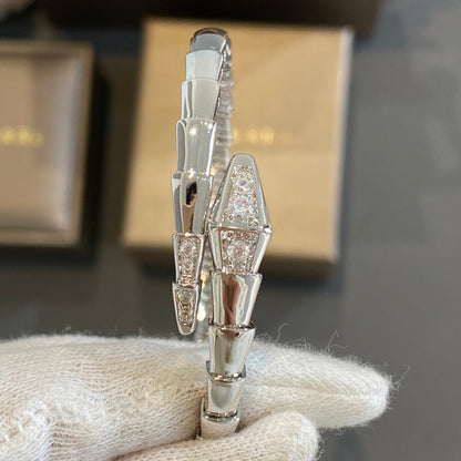 [OAK JURI]SERPENTI BRACELET DIAMONDS SILVER
