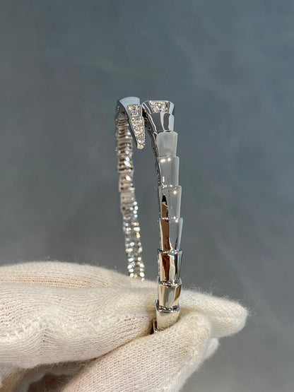 [OAK JURI]SERPENTI BRACELET DIAMONDS SILVER