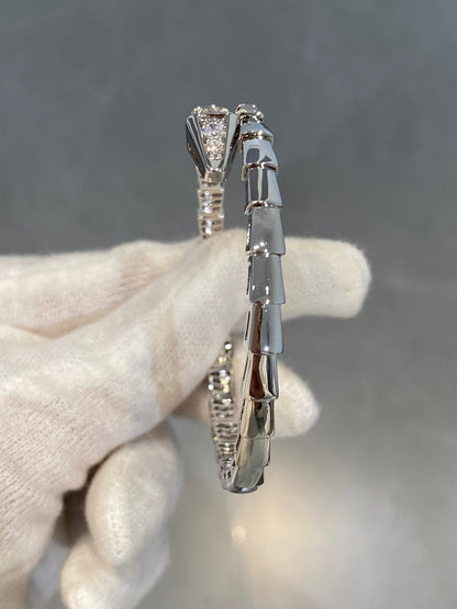 [OAK JURI]SERPENTI BRACELET DIAMONDS SILVER