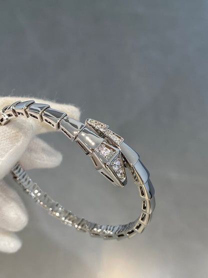 [OAK JURI]SERPENTI BRACELET DIAMONDS SILVER