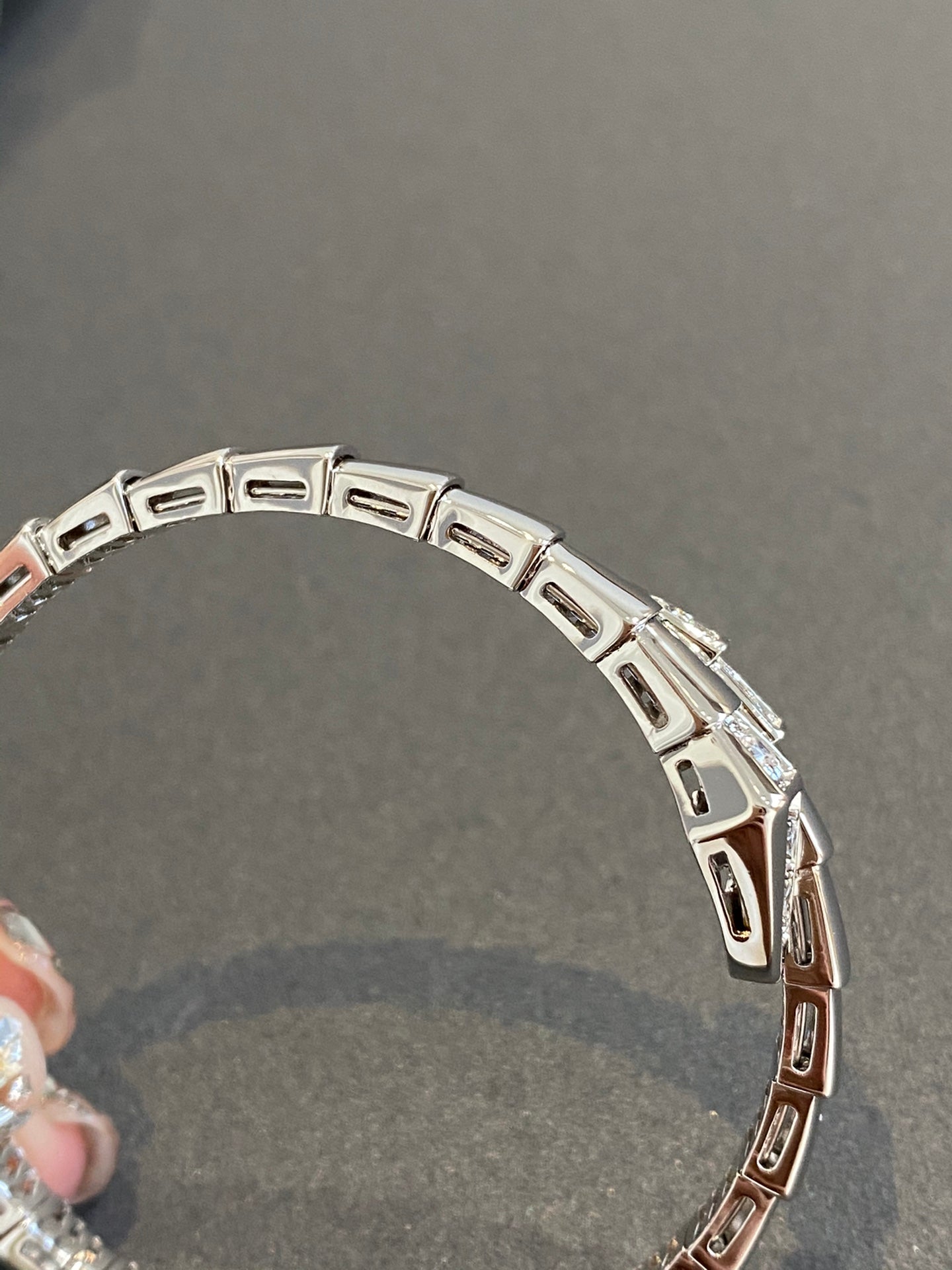 [OAK JURI]SERPENTI BRACELET DIAMONDS SILVER