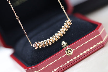 [OAK JURI]CLASH PINK GOLD NECKLACE