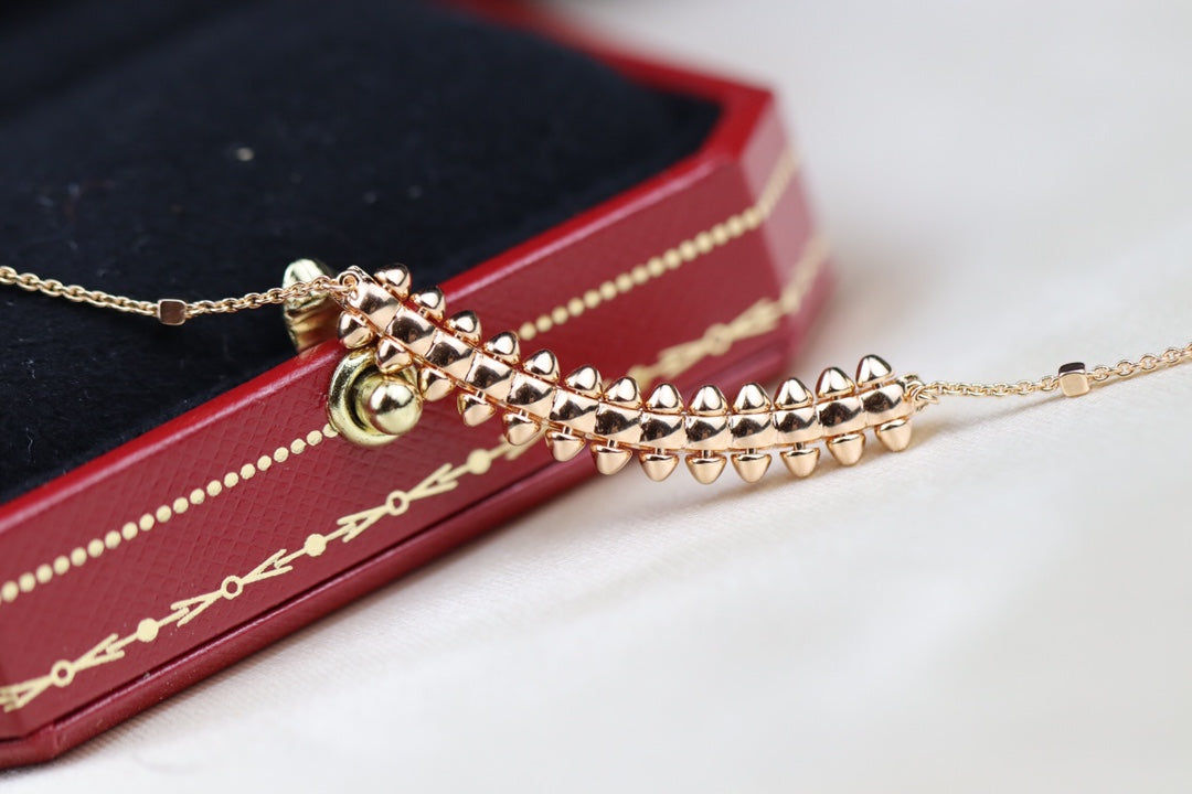 [OAK JURI]CLASH PINK GOLD NECKLACE