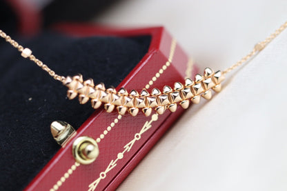 [OAK JURI]CLASH PINK GOLD NECKLACE