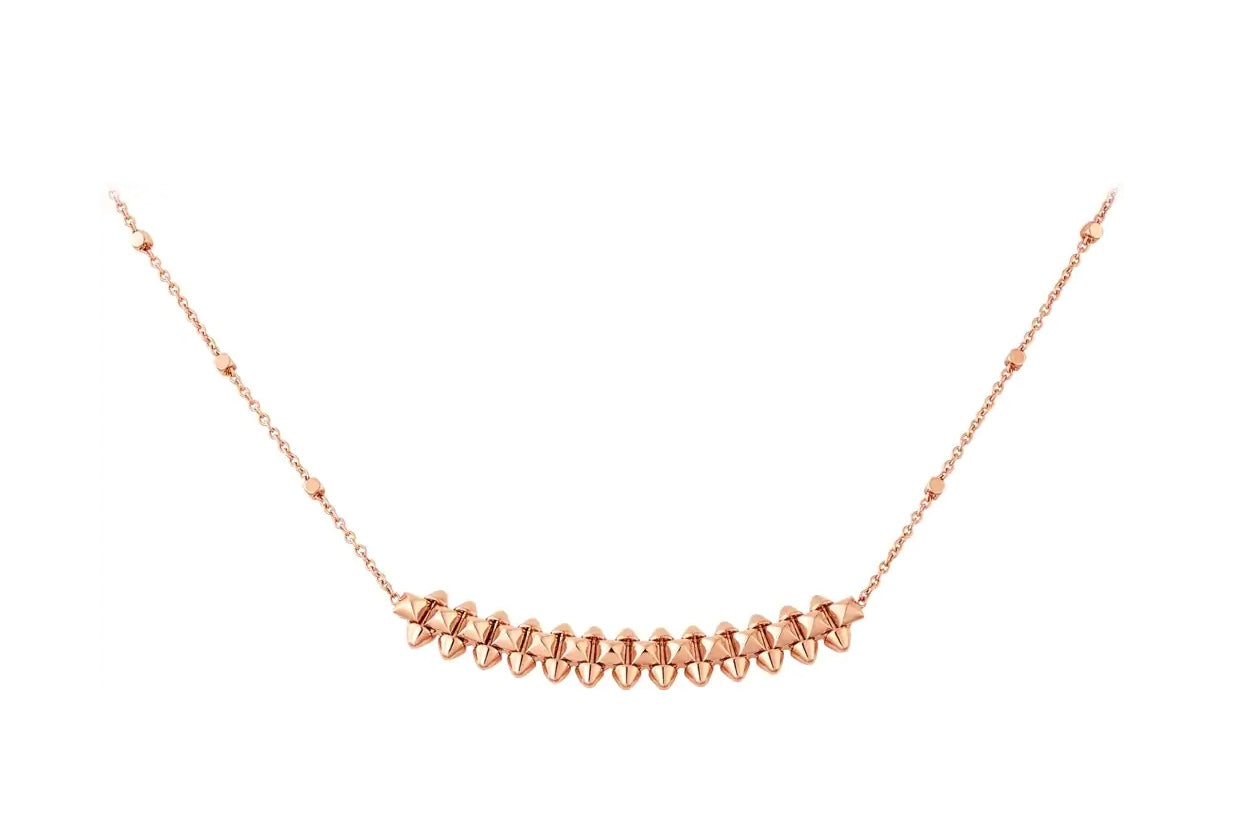 [OAK JURI]CLASH PINK GOLD NECKLACE