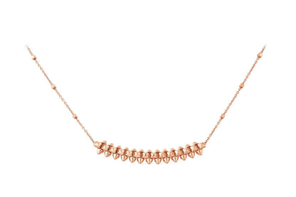 [OAK JURI]CLASH PINK GOLD NECKLACE