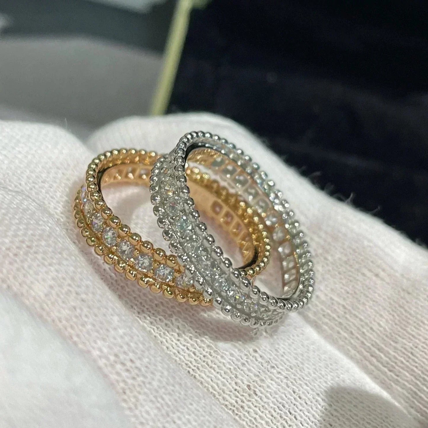 [OAK JURI]PERLEE DIAMOND ROSE GOLD RING