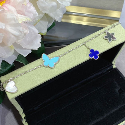 [OAK JURI]LUCKY SPRING SILVER BRACELET 4 MOTIF
