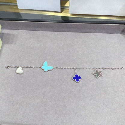 [OAK JURI]LUCKY SPRING SILVER BRACELET 4 MOTIF