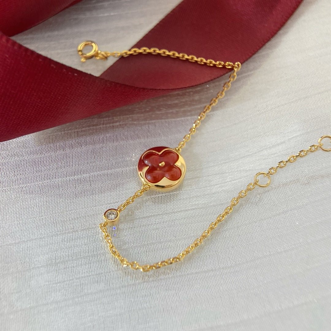 [OAK JURI]SUN PEDANT CARNELIAN BRACELET