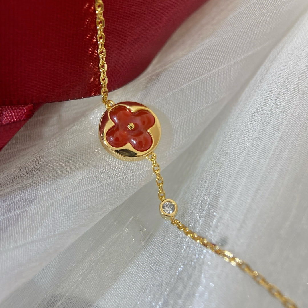 [OAK JURI]SUN PEDANT CARNELIAN BRACELET