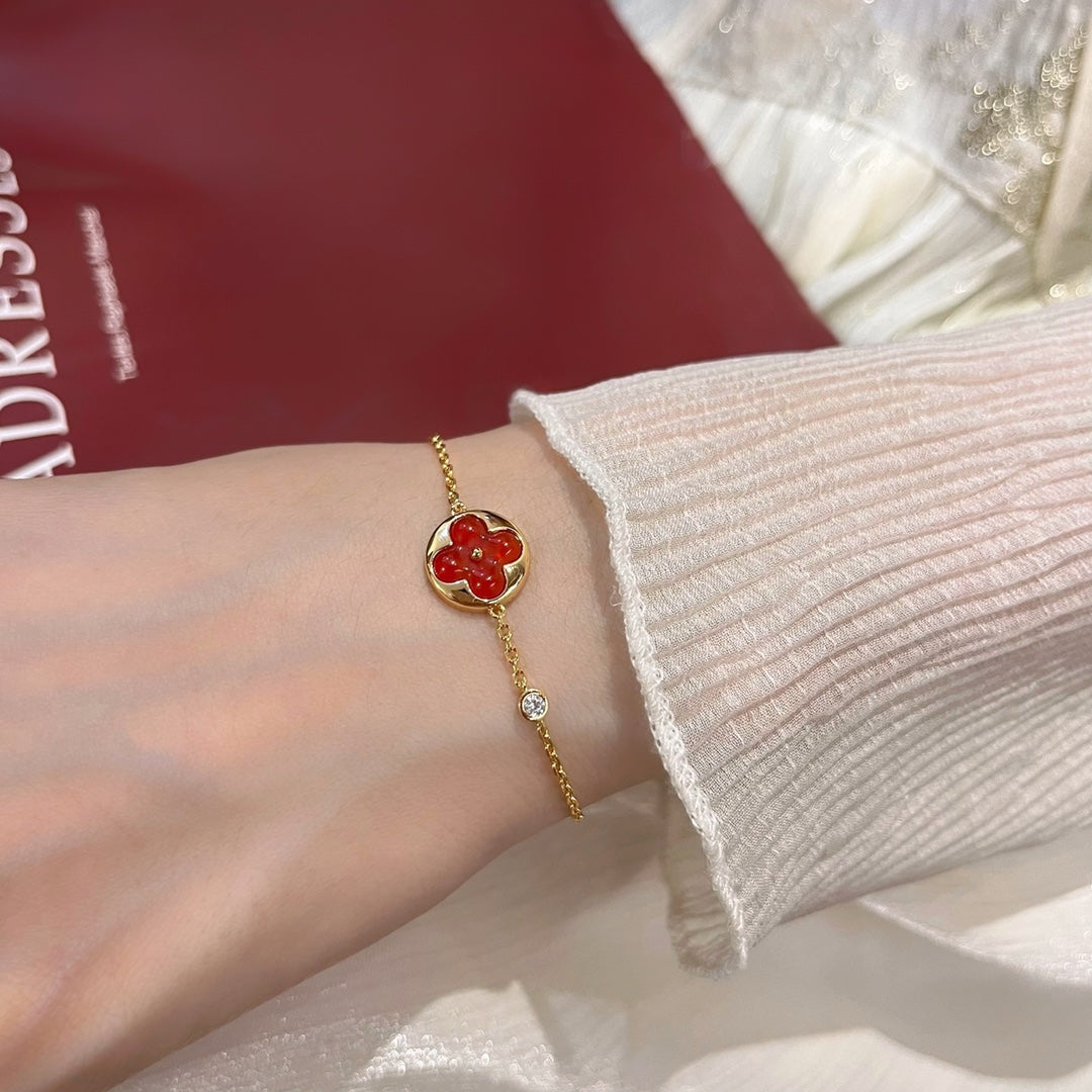 [OAK JURI]SUN PEDANT CARNELIAN BRACELET
