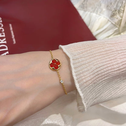 [OAK JURI]SUN PEDANT CARNELIAN BRACELET