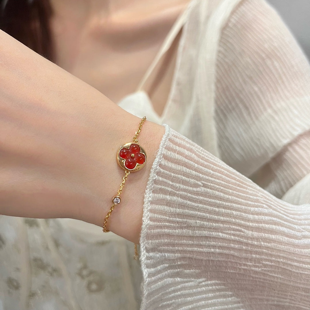 [OAK JURI]SUN PEDANT CARNELIAN BRACELET