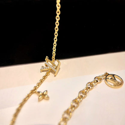 [OAK JURI]LOGO STAR MOTIF GOLD BRACELET