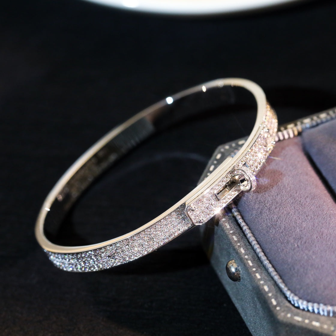 [OAK JURI]KELLY BRACELET DIAMOND PAVED