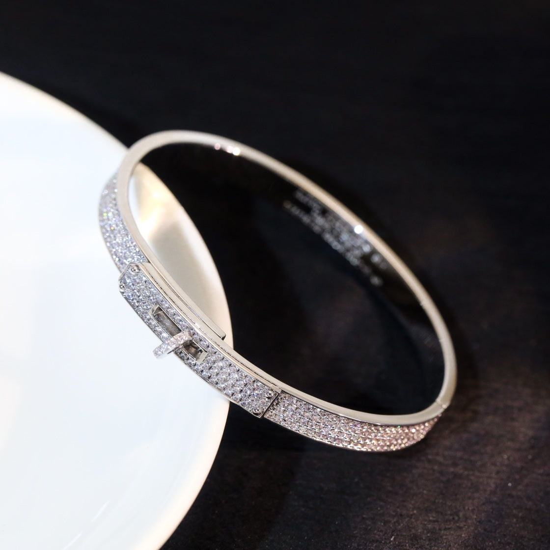 [OAK JURI]KELLY BRACELET DIAMOND PAVED