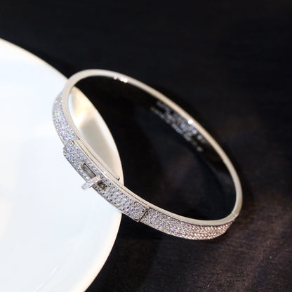[OAK JURI]KELLY BRACELET DIAMOND PAVED