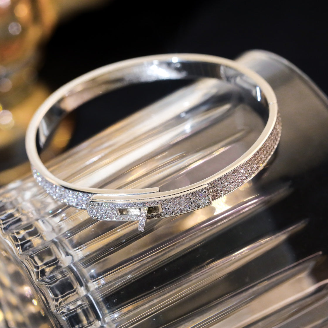 [OAK JURI]KELLY BRACELET DIAMOND PAVED