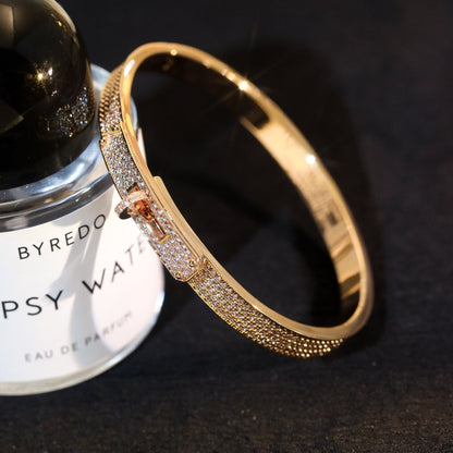[OAK JURI]KELLY BRACELET DIAMOND PAVED