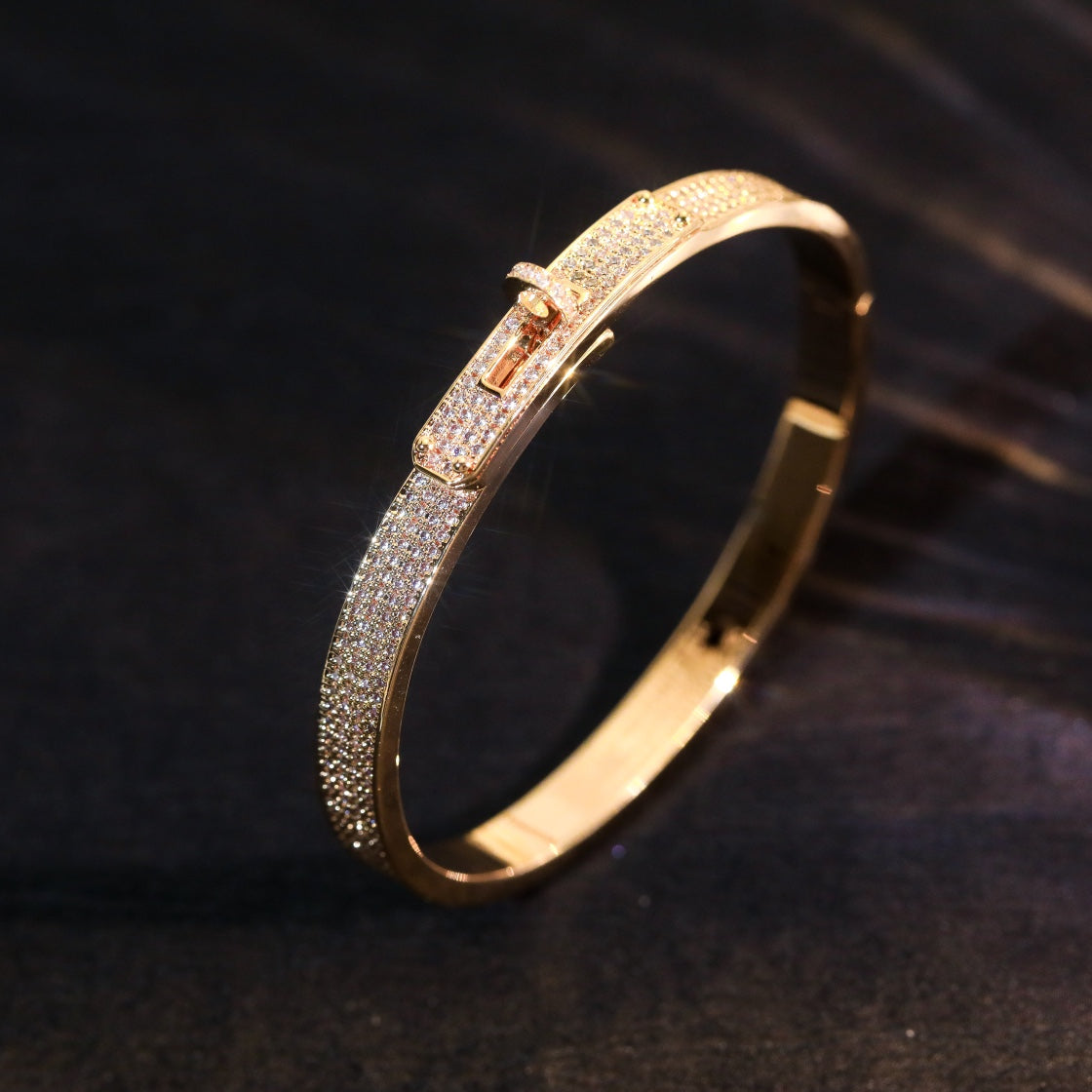 [OAK JURI]KELLY BRACELET DIAMOND PAVED